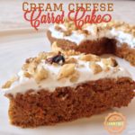 Cream Cheese Carrot Cake | http://withpeanutbutterontop.com