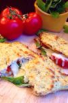 Cauliflower Calzone - Easy, low-carb pizza option! | www.withpeanutbutterontop.com