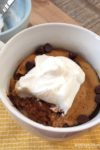 Chocolate Chip Pumpkin Mug Cake