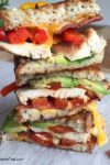Chicken Bacon Avocado Grilled Cheese | www.withpeanutbutterontop.com