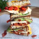 Chicken Bacon Avocado Grilled Cheese | www.withpeanutbutterontop.com