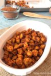 Easy Roasted Sweet Potato Bites | www.withpeanutbutterontop.com