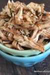 Mexican Shredded Crockpot Chicken | www.withpeanutbutterontop.com