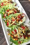 Southwest Style Sweet Potato Taco Lettuce Wraps | www.withpeanutbutterontop.com