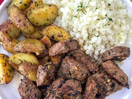 Whole30 Garlic Butter Steak and Potatoes Skillet l Joyful Healthy Eats