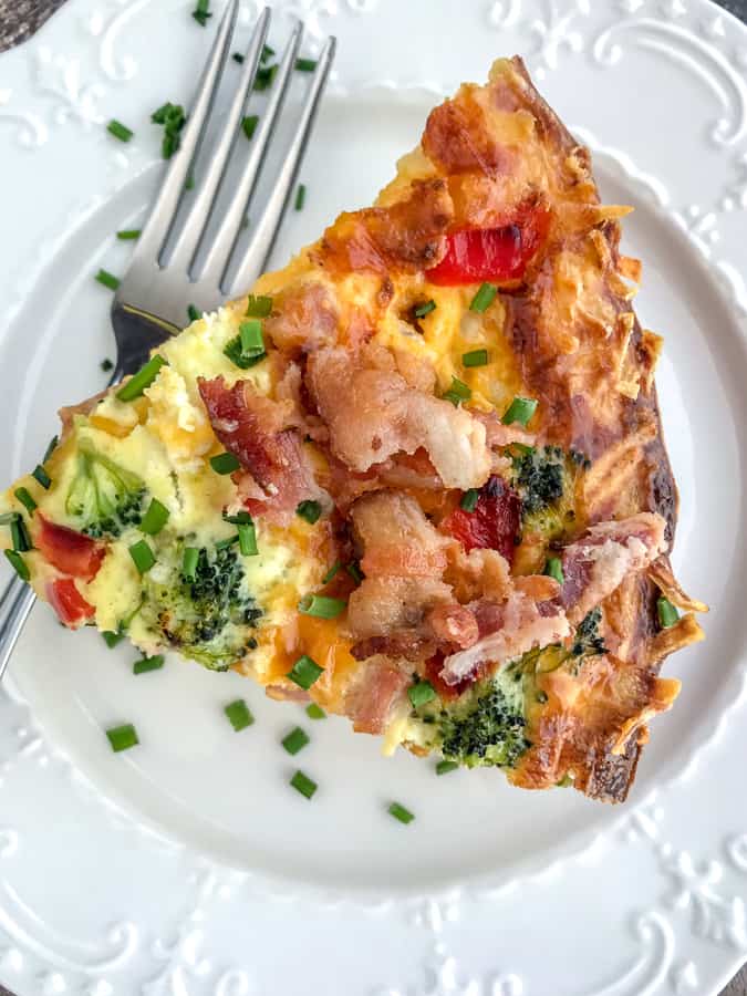 Ham Quiche With Hash Brown Crust Ham Quiche With Hash Brown Crust