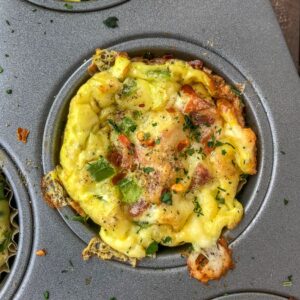 Make Ahead Egg Muffins - Done 3 Ways!! Perfect, quick and simple recipe for meal prepping, as a post-workout meal, or for busy lifestyles! High in protein, low in carbs - making these Keto-friendly! #eggmuffins #mealprep #breakfastmealprep #breakfast #easyrecipes | https://withpeanutbutterontop.com