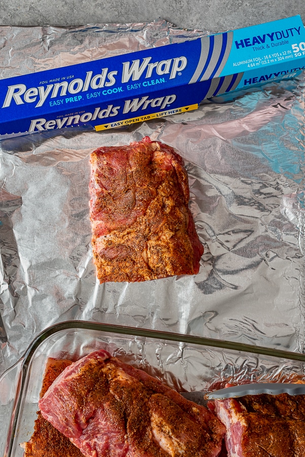 Easy and Quick Grilled FoilWrapped Ribs With Peanut Butter on Top